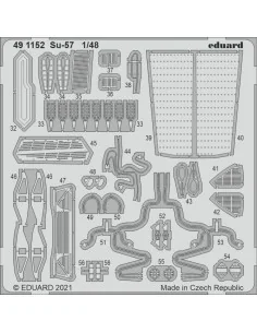 Su-57 1/48 for ZVEZDA, 1/48 - Eduard Accessories 491152