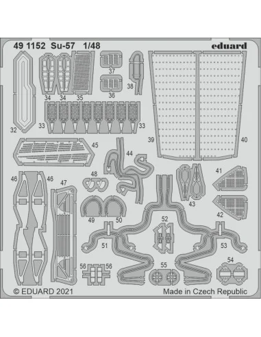 Su-57 1/48 for ZVEZDA, 1/48 - Eduard Accessories 491152