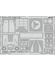 B-17F cockpit 1/48 for HKM, 1/48 - Eduard Accessories 491180