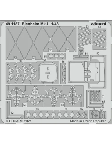 Blenheim Mk.I 1/48 for AIRFIX, 1/48 - Eduard Accessories 491187