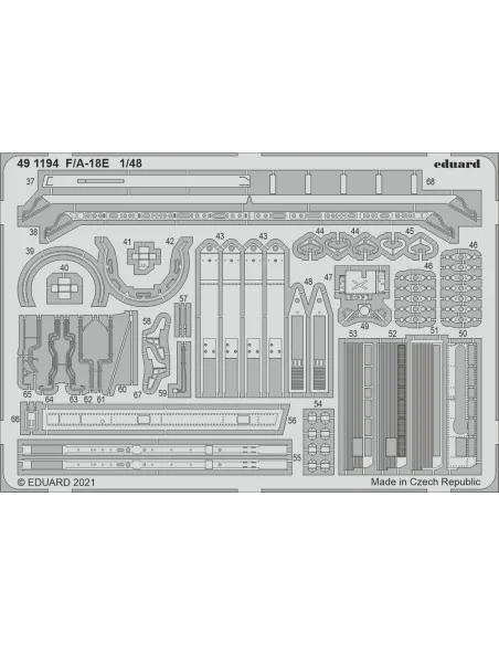 [NO_DESC] F/A-18E 1/48 for MENG, 1/48 - Eduard Accessories 491194