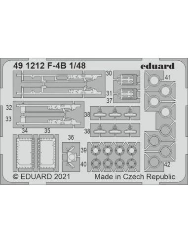 F-4B 1/48 for TAMIYA, 1/48 - Eduard Accessories 491212