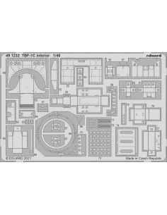 TBF-1C interior, for ACADEMY, 1/48 - Eduard Accessories 491232