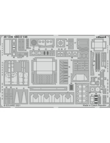 SBD-5, for REVELL, 1/48 - Eduard Accessories 491236