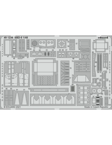 SBD-5, for REVELL, 1/48 - Eduard Accessories 491236