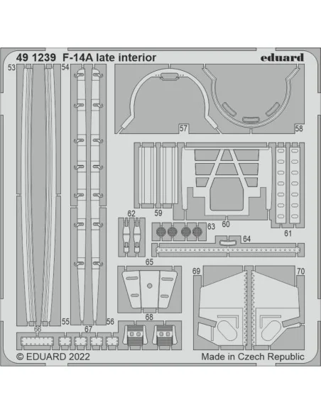[NO_DESC] F-14A late interior for TAMIYA, 1/48 - Eduard Accessories...