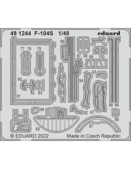 [NO_DESC] F-104S for KINETIC, 1/48 - Eduard Accessories 491244