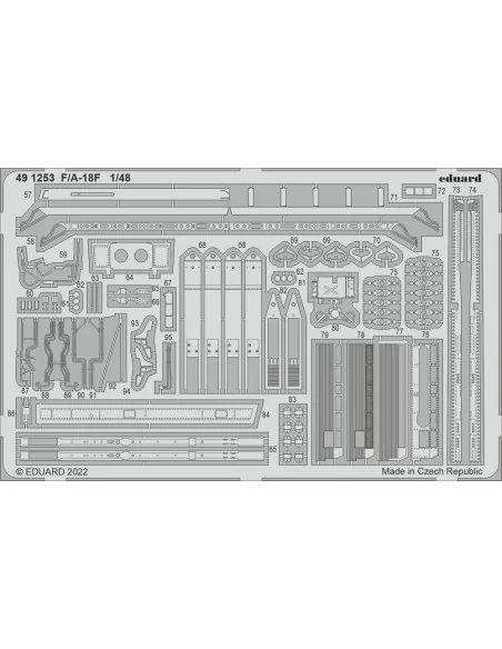 F/A-18F for MENG, 1/48 - Eduard Accessories 491253