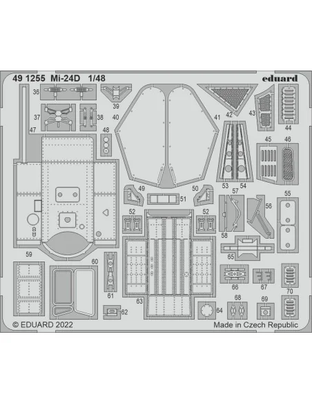 Mi-24D for TRUMPETER, 1/48 - Eduard Accessories 491255