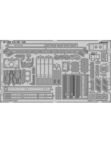 F/A-18F for HOBBY BOSS, 1/48 - Eduard Accessories 491260