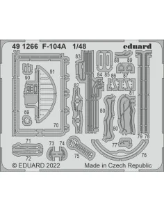 [NO_DESC] F-104A, 1/48 - Eduard Accessories 491266