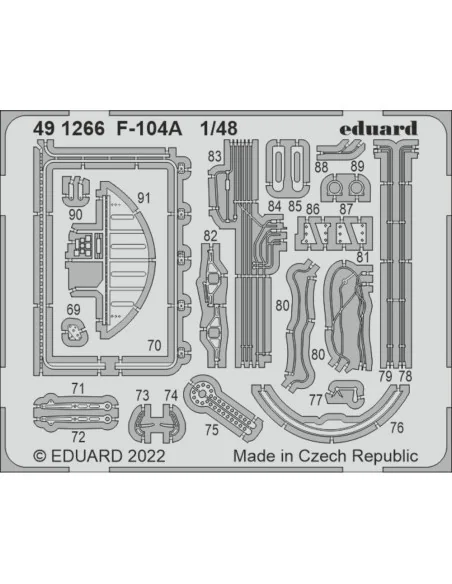 [NO_DESC] F-104A, 1/48 - Eduard Accessories 491266