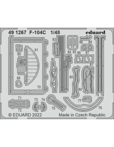 F-104C, 1/48 - Eduard Accessories 491267
