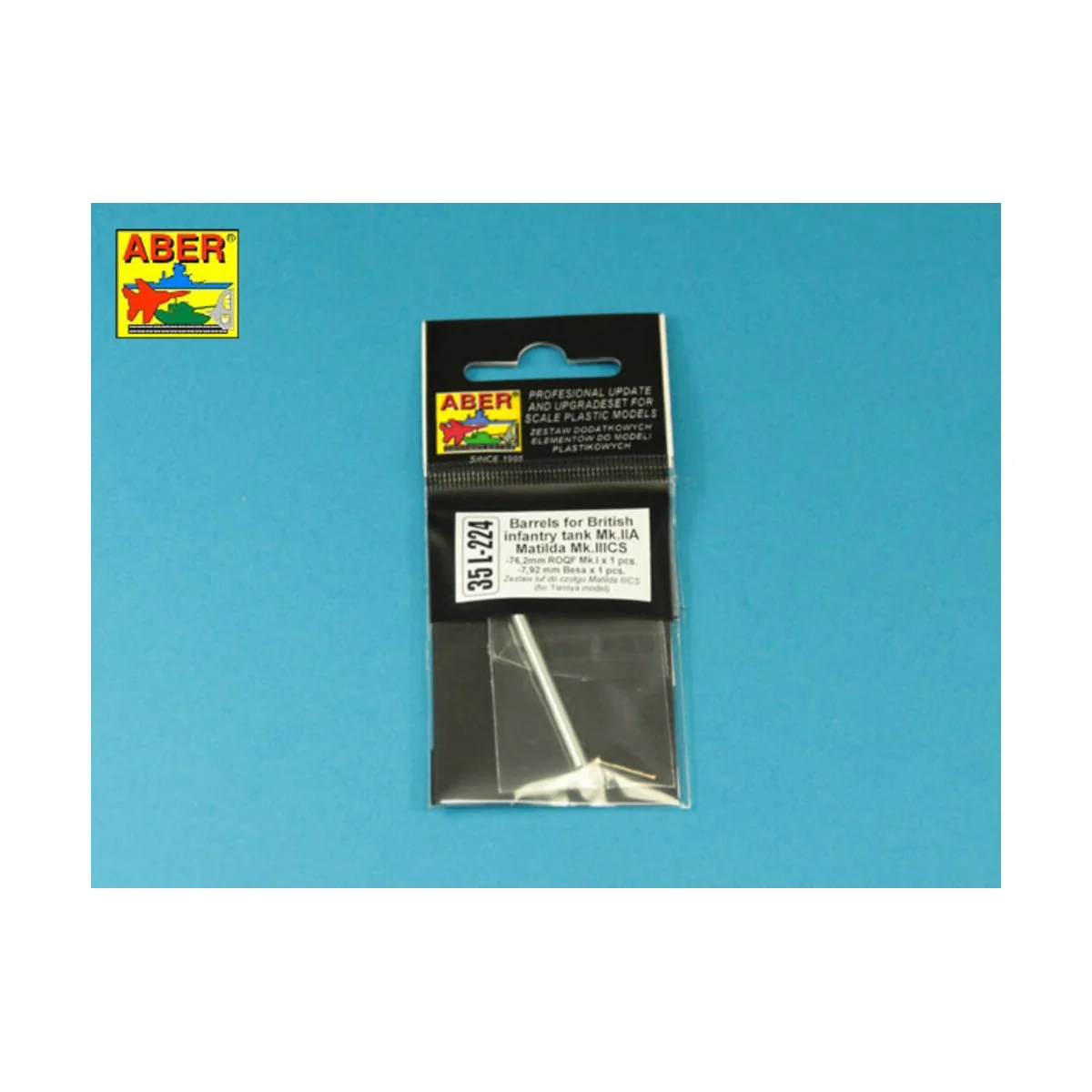 Barrel ROQF Mk.I 76, 2mm for Matilda Mk.IIICS with Besa MG barrel, ...