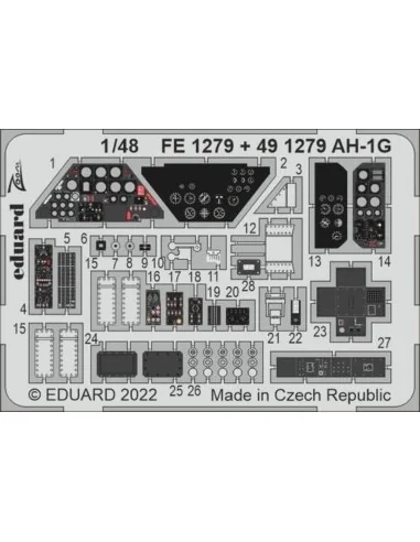 AH-1G, 1/48 - Eduard Accessories 491279