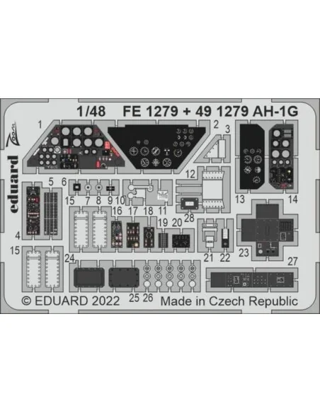 AH-1G, 1/48 - Eduard Accessories 491279