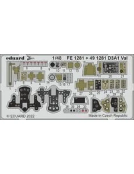 [NO_DESC] D3A1 Val, 1/48 - Eduard Accessories 491281