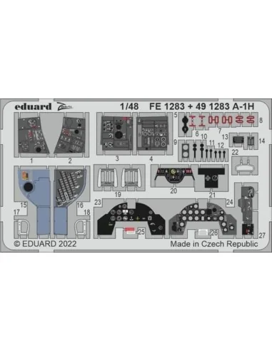 A-1H, 1/48 - Eduard Accessories 491283