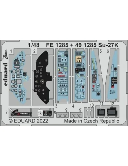 Su-27K, 1/48 - Eduard Accessories 491285