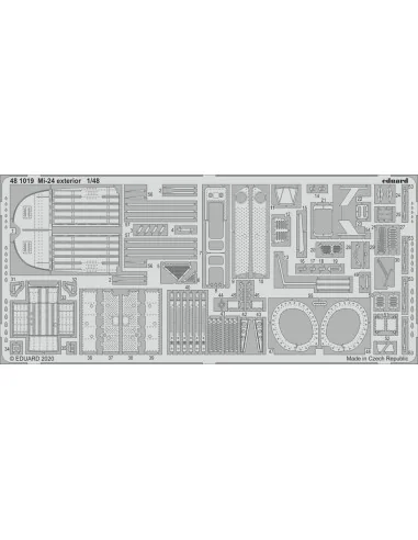 Mi-24 exterior for Zvezda, 1/48 - Eduard Accessories 481019