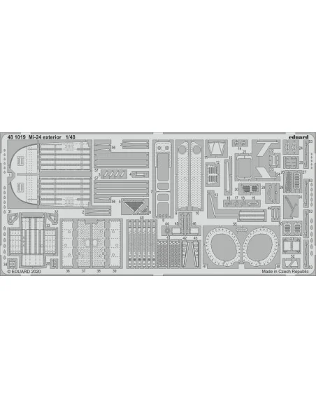 Mi-24 exterior for Zvezda, 1/48 - Eduard Accessories 481019