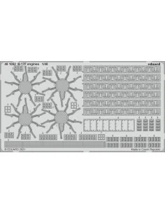 B-17F engines 1/48 for HKM, 1/48 - Eduard Accessories 481052
