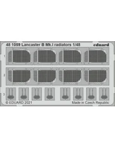 Lancaster B Mk.I radiators 1/48 for HKM, 1/48 - Eduard Accessories ...