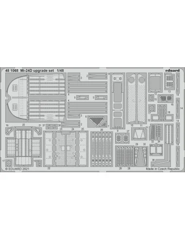 Mi-24D upgrade set for EDUARD, 1/48 - Eduard Accessories 481068