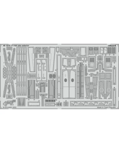 [NO_DESC] F-14A late exterior for TAMIYA, 1/48 - Eduard Accessories...
