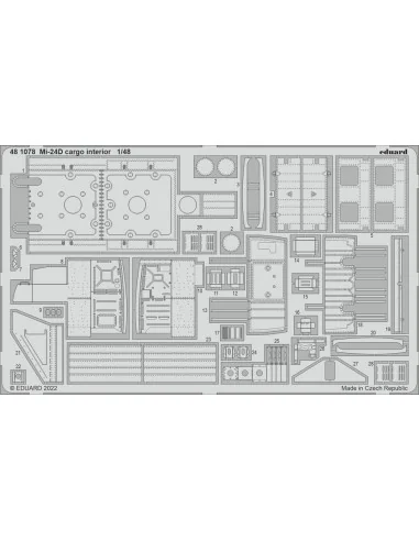 [NO_DESC] Mi-24D cargo interior for TRUMPETER, 1/48 - Eduard Access...