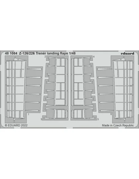 Z-126/226 Trener landing flaps for EDUARD, 1/48 - Eduard Accessorie...