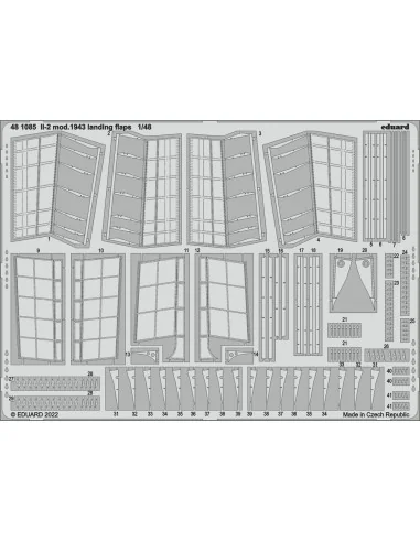 [NO_DESC] Il-2 mod. 1943 landing flaps, 1/48 - Eduard Accessories 4...