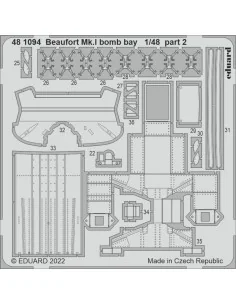 Beaufort Mk.I bomb bay for ICM, 1/48 - Eduard Accessories 481094
