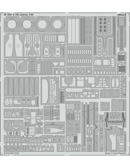 [NO_DESC] A-10C exterior for HOBBY BOSS, 1/48 - Eduard Accessories ...