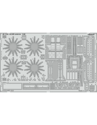 B-24D exterior 1/48 REVELL, 1/48 - Eduard Accessories 481102