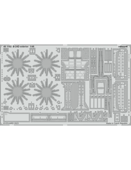 [NO_DESC] B-24D exterior 1/48 REVELL, 1/48 - Eduard Accessories 481102