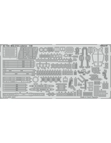 MiG-21bis exterior EDUARD, 1/48 - Eduard Accessories 481103