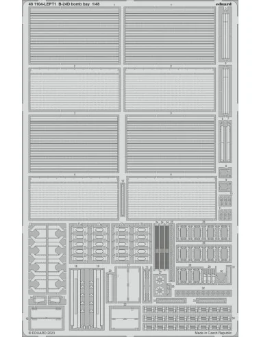 B-24D bomb bay 1/48 REVELL, 1/48 - Eduard Accessories 481104