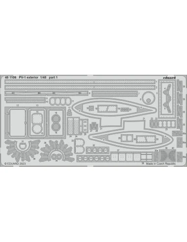PV-1 exterior 1/48 ACADEMY, 1/48 - Eduard Accessories 481106