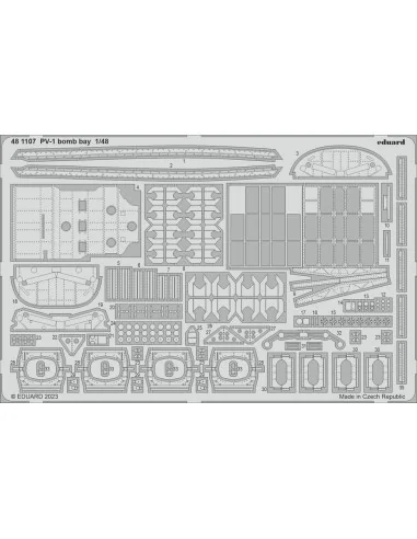 [NO_DESC] PV-1 bomb bay 1/48 ACADEMY, 1/48 - Eduard Accessories 481107