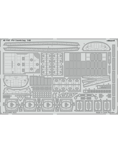 [NO_DESC] PV-1 bomb bay 1/48 ACADEMY, 1/48 - Eduard Accessories 481107