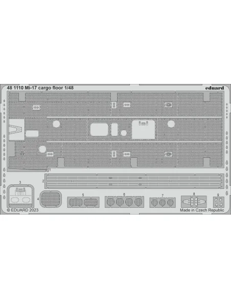 Mi-17 cargo floor 1/48 AMK, 1/48 - Eduard Accessories 481110