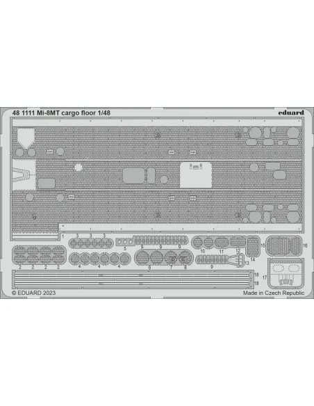 Mi-8MT cargo floor 1/48 TRUMPETER, 1/48 - Eduard Accessories 481111