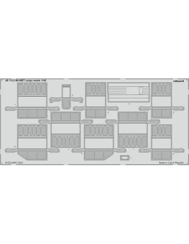 Mi-8MT cargo seats 1/48 TRUMPETER, 1/48 - Eduard Accessories 481112