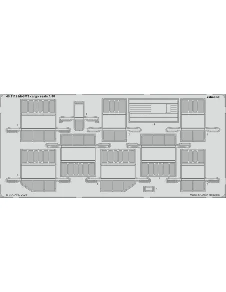 Mi-8MT cargo seats 1/48 TRUMPETER, 1/48 - Eduard Accessories 481112