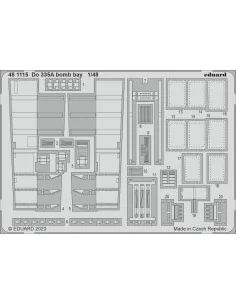 Do 335A bomb bay 1/48 TAMIYA, 1/48 - Eduard Accessories 481115