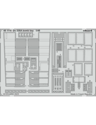 [NO_DESC] Do 335A bomb bay 1/48 TAMIYA, 1/48 - Eduard Accessories 4...
