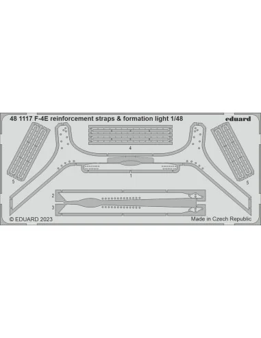 F-4E reinforcement straps & formation lights 1/48 MENG, 1/48 - Edua...