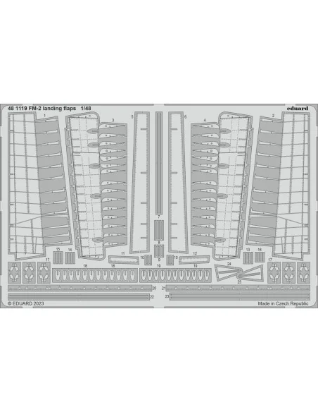 [NO_DESC] FM-2 landing flaps 1/48 EDUARD, 1/48 - Eduard Accessories...