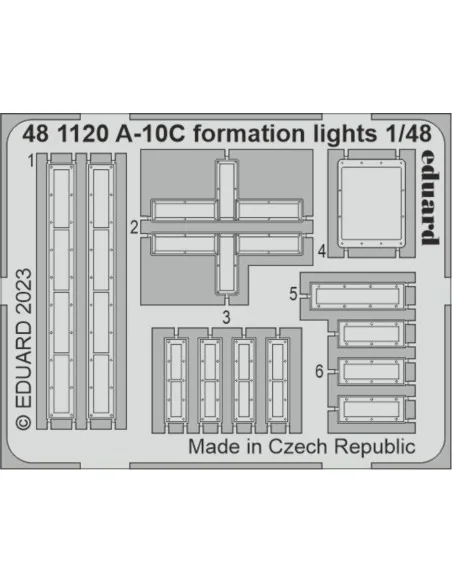 A-10C formation lights 1/48 ACADEMY, 1/48 - Eduard Accessories 481120